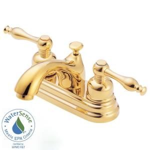 Danze Sheridan 4 in. 2 Handle Bathroom Faucet in Polished Brass D301055PBV
