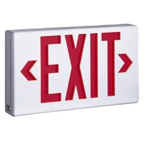 Sure Lite Polycarbonate LED Commercial Emergency Exit Sign LPX6