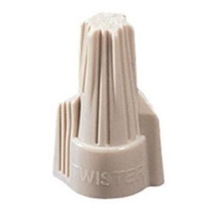 Ideal Twister Wire Connectors, 341 Tan (500 per Jar) 30 641J