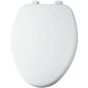 Church Lift Off Elongated Closed Front Toilet Seat in White 585EC 000