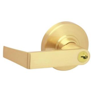 Schlage Rhodes Bright Brass Commercial Keyed Entry Lever D53PD RHO 605