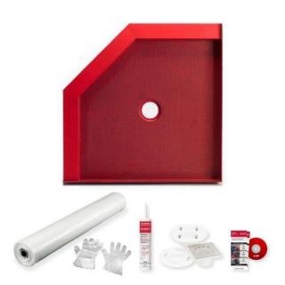 Custom Building Products 42 in. x 42 in. Shower Installation Systems Neo Angle Shower Base SB 4242 N