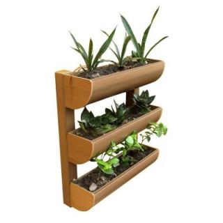 DC America City Garden + Chem Wood + Mini Wall Planter 3 Planting Containers CG WP 200724 T