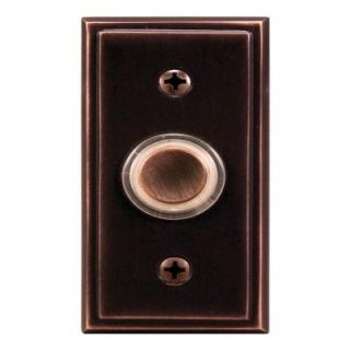 Heath Zenith Wired Bronze Finish LED Key Finder Round Push Button DW 602