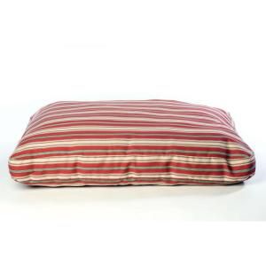 Large Indoor/Outdoor Striped Jamison Bed   Red 1563