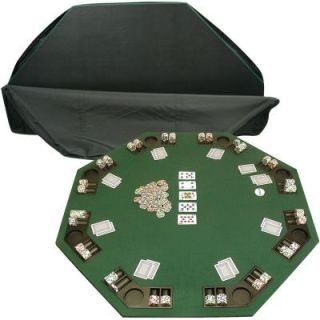 Trademark Deluxe Poker and Blackjack Table Top with Case 10 8221
