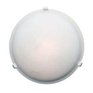Access Lighting 3 Light Flush Mount White Finish  Alabaster Glass CLI CE 3020 18 9