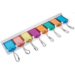 The Hillman Group Key Identification Tags and Organizer (8 Pack) 710930