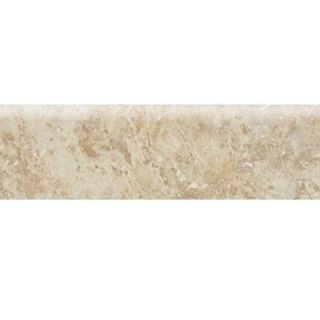 Daltile Heathland Raffia 3 in. x 12 in. Glazed Ceramic Bullnose Floor and Wall Tile HL02P43C91P2