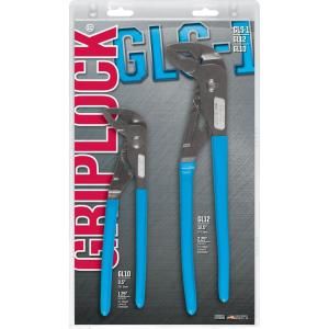 Channellock Griplock 12.5 in. and 9.5 in. Tongue and Groove Griplock Pliers Gift Set GLS 1D