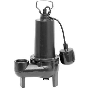 Superior Pump 1/2 HP Submersible Cast Iron Sewage Pump 93501
