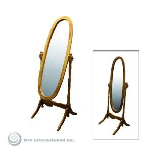 Home Decorators Collection 59 1/4 in. H x 20 in. W Cheval Framed Floor Mirror in Natural N4001 NA