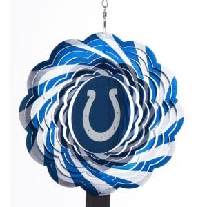 Evergreen NFL 10 in. Indianapolis Colts Geo Spinner 0094820