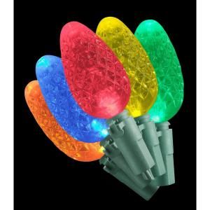 Home Accents Holiday 35 LED Multi Color C6 Lights (Set of 2) DISCONTINUED TY289 815MLX2