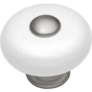 Hickory Hardware Tranquility 1 1/4 in. Satin Nickel Cabinet Knob P222 SN