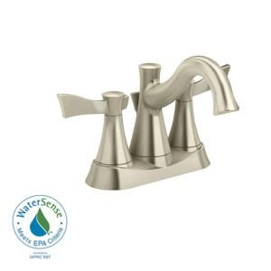 American Standard Montrose 4 in. 2 Handle Bathroom Faucet in Satin with Speed Connect Faucet DISCONTINUED 6044S