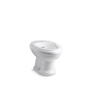 KOHLER Revival Bidet with Single hole Faucet Drilling in White DISCONTINUED K 4833 0