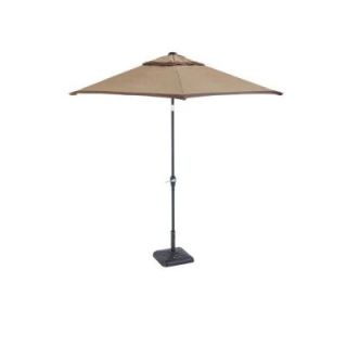Hampton Bay Edington 2013 9 ft. Patio Umbrella in Textured Umber DISCONTINUED 131 012 96L UMB