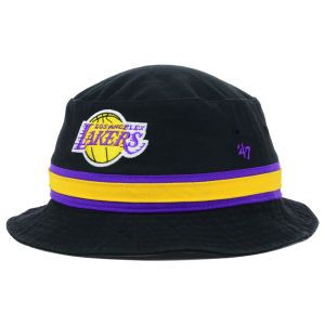 Los Angeles Lakers 47 Brand NBA Hardwood Classics Neon Stripe Bucket