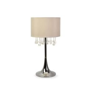 Filament Design Lenor 26.75 in. Polished Chrome Incandescent Table Lamp CLI FLW29597