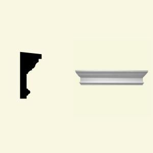 Fypon 34 in. x 11 in. x 6 in. Primed Polyurethane Crosshead with Trim Strip for Window and Door CCB36X8