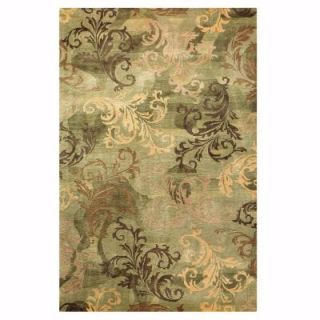 Home Decorators Collection Symphony Sage and Green 9 ft. 9 in. x 13 ft. 9 in. Area Rug 8768520620