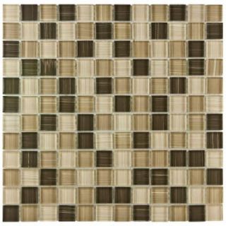 Merola Tile Tessera Square Breeze 11 5/8 in. x 11 5/8 in. x 8 mm Glass Mosaic Wall Tile GDXTSQBZ