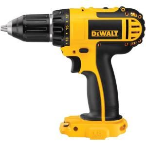 DEWALT 18 Volt Cordless 1/2 in. (13mm) Compact Drill/Driver (Tool Only) DCD760B