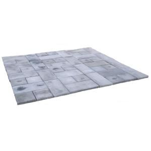 72 sq. ft. Concrete Rundle Stone Gray Paver Kit RUNG