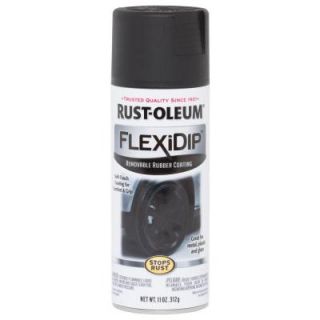 Rust Oleum FlexiDip 11 oz. FlexiDip Black Spray Paint (6 Pack) 276289
