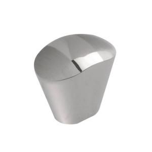 Richelieu Hardware Contemporary and Modern 1 in. Chrome And Brushed Nickel Cabinet Knob BP2511725140195