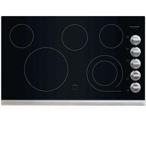 Frigidaire Gallery 36 in. Radiant Electric Cooktop in Stainless Steel with 5 Elements including a 6/9 in. Expandable Element FGEC3645PS