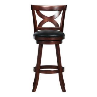 HomeSullivan 29 in. Detailed Back Swivel Counter Stool DISCONTINUED 40943C730P