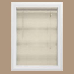 Bali Cut to Size Alabaster 1 in. Custom Cut Vinyl Blind, 48 in. Length (Price Varies by Size) 76 1112 923