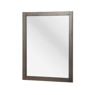 Foremost Brentwood 30 3/4 in. x 23 1/2 in. Wall Mirror in Driftwood BROM2430