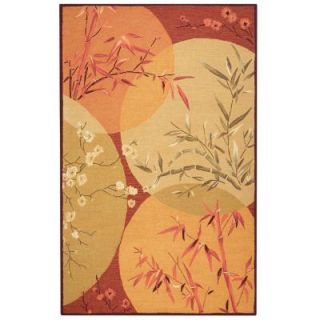 Home Decorators Collection Mandarin Rust 4 ft. 6 in. x 6 ft. 6 in. Oval Area Rug 4079080180