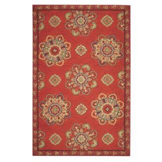 Home Decorators Collection Bianca Red 9 ft. x 12 ft. Area Rug 0467350110