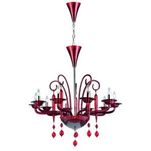 Eurofase Everesty Collection 10 Light 103 1/8 in. Hanging Chrome Chandelier 14581 038