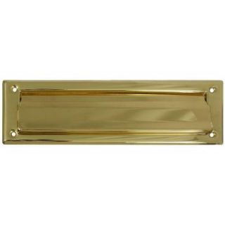 National Hardware 2 in. x 11 in. Solid Brass Mail Slots V1911 2X11 MAIL SLOT SB