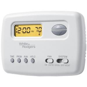 White Rodgers Single Stage Digital 5/2 Day Programmable Thermostat 1F78 151