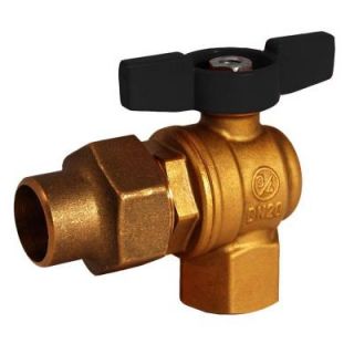 LEGEND VALVE 3/4 in. Brass FPT x 1 in. Flare 1/4 Turn Meter Valve No Lead T 443NL