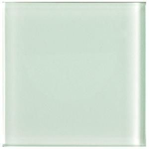U.S. Ceramic Tile Glass White 4 in. x 4 in Wall Tile UWGL402 4