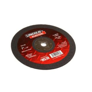 Lincoln Electric 7 in. x 1/8 in. Red Diamond Hole Cut Off Wheel KH139