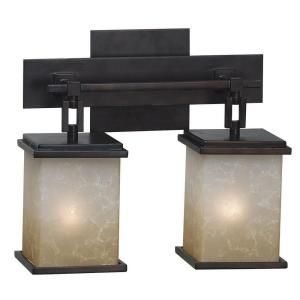 Kenroy Home Plateau 11 in. Oil Rubbed Bronze 2 Light Vanity 03373