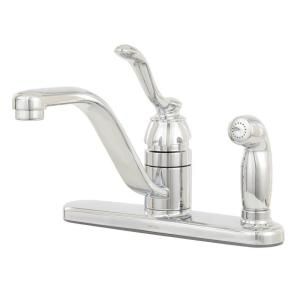 MOEN Banbury Single Handle Side Sprayer Kitchen Faucet in Chrome CA87527