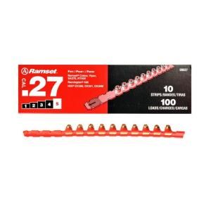 Ramset 0.27 Caliber Red Strip Loads (100 Count) 00682