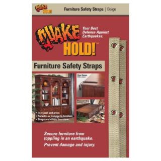 QuakeHOLD Beige Furniture Safety Strap 4163