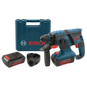 Bosch 36 Volt Lithium Ion 1 in. SDS Plus Rotary Hammer with 2 SlimPack Batteries 11536C 2