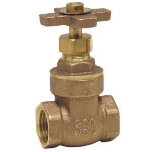 Watts 3/4 in. Brass FPT x FPT Gate Valve WGV X 3/4