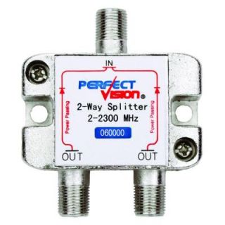 PerfectVision 2 Way 2 2300MHz Coax Cable Splitter 060000